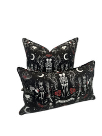 Skeleton Decorative Pillow “Till Death Do Us Part”