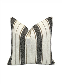 Natural Cole Stripe Fabric in a Decorative Pillow