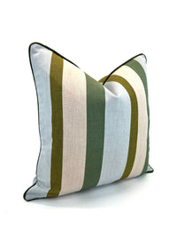 Sunbrella Gateway Aloe Fabric in a Decorative Pillow