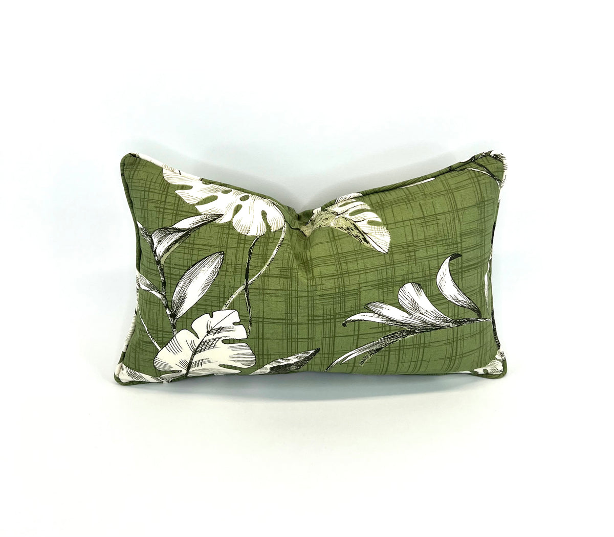 Olive Havana Palms Decorative Pillow Cover