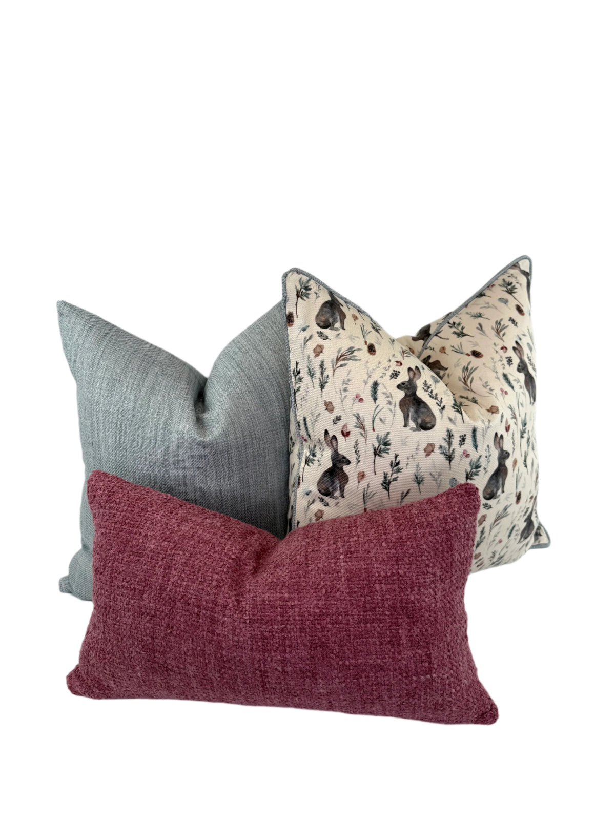 Dusty Pink P/Kaufmann Amethyst Chenille Decorative Pillow or Bolster (Discontinued fabric, Limited Quantity)