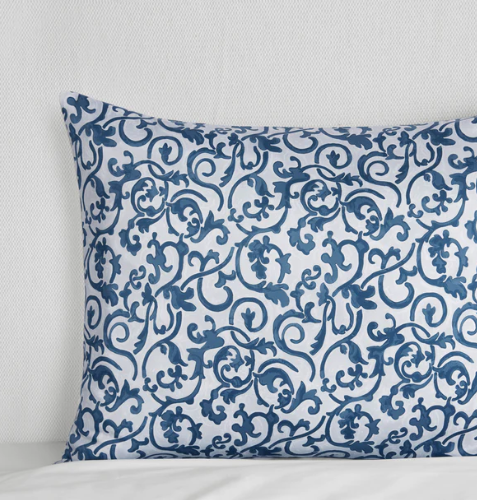 Daniel B. - 3 Custom Decorative Pillow Covers w/ Self-Welt/Piping - in (COM - Clients King Duvet Cover)
