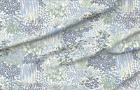 Garden-Bloom Floral Fabric by the Yard – Cotton Canvas or Outdoor Recycled Canvas Upholstery Fabric