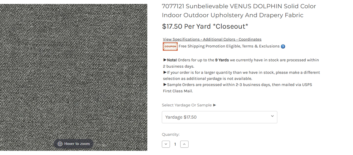 Client Kate Wilson - Custom Rectangular Cushion in Sunbelievable VENUS DOLPHIN - Self-Welt