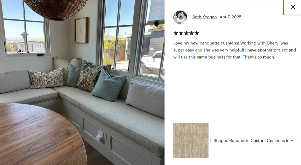 Free Custom Cushion Quote Process (Read Description Below)
