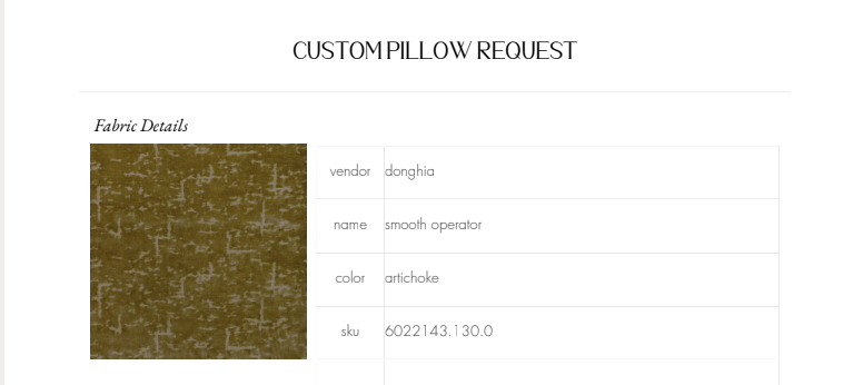 Maddi - Steven Interiors - Custom Pillow Covers: (COM) Customer's Own Material - Knife Edge (No Welt)