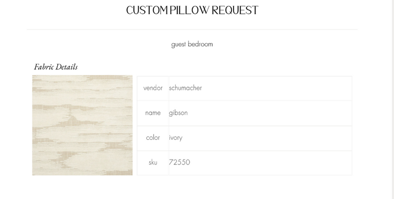 Maddi - Steven Interiors - Custom Pillow Covers: (COM) Customer's Own Material - Knife Edge (No Welt)