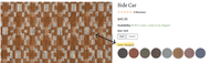 Craig Stevens - Custom Notched Trapezoid Seat Cushion: Sidecar: Color Mustard - No Welt