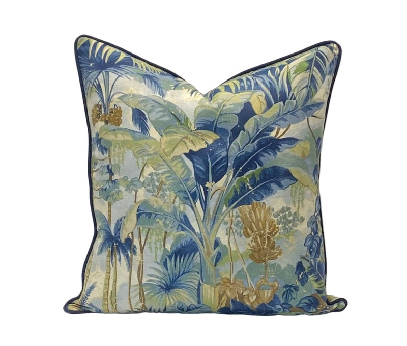 Home Nature Lover Azure Palms T.B. Decorative Pillow (Discontinued Fabric/Limited Availability