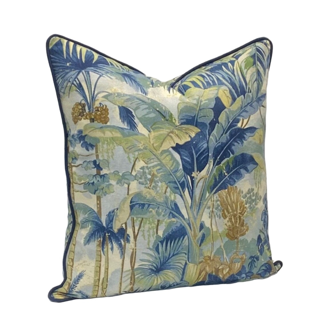 Home Nature Lover Azure Palms T.B. Decorative Pillow (Discontinued Fabric/Limited Availability