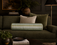 Sunbrella® Upholstery 54" Valley Herbal 146597-0005 Fabric in a Decorative Pillow or Bolster