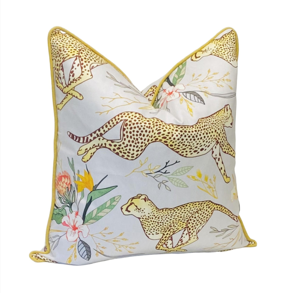 Decorative Pillow Cover in Cheetah Boundless Safari Print