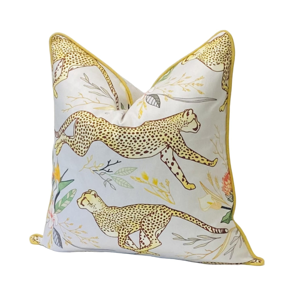 Decorative Pillow Cover in Cheetah Boundless Safari Print